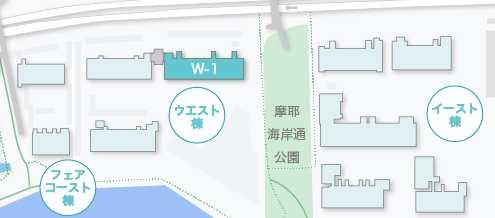 摩耶シーサイドプレイスウエスト1番館の位置
