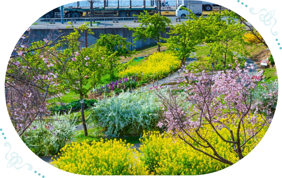 西郷川河口公園